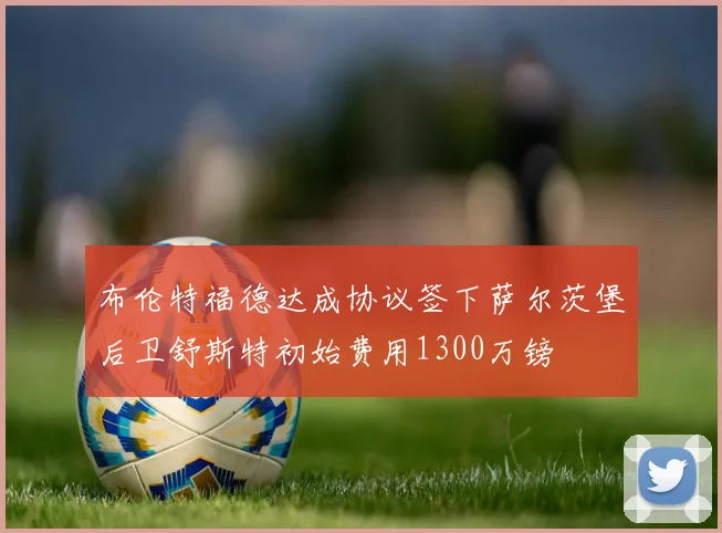 布伦特福德达成协议签下萨尔茨堡后卫舒斯特初始费用1300万镑